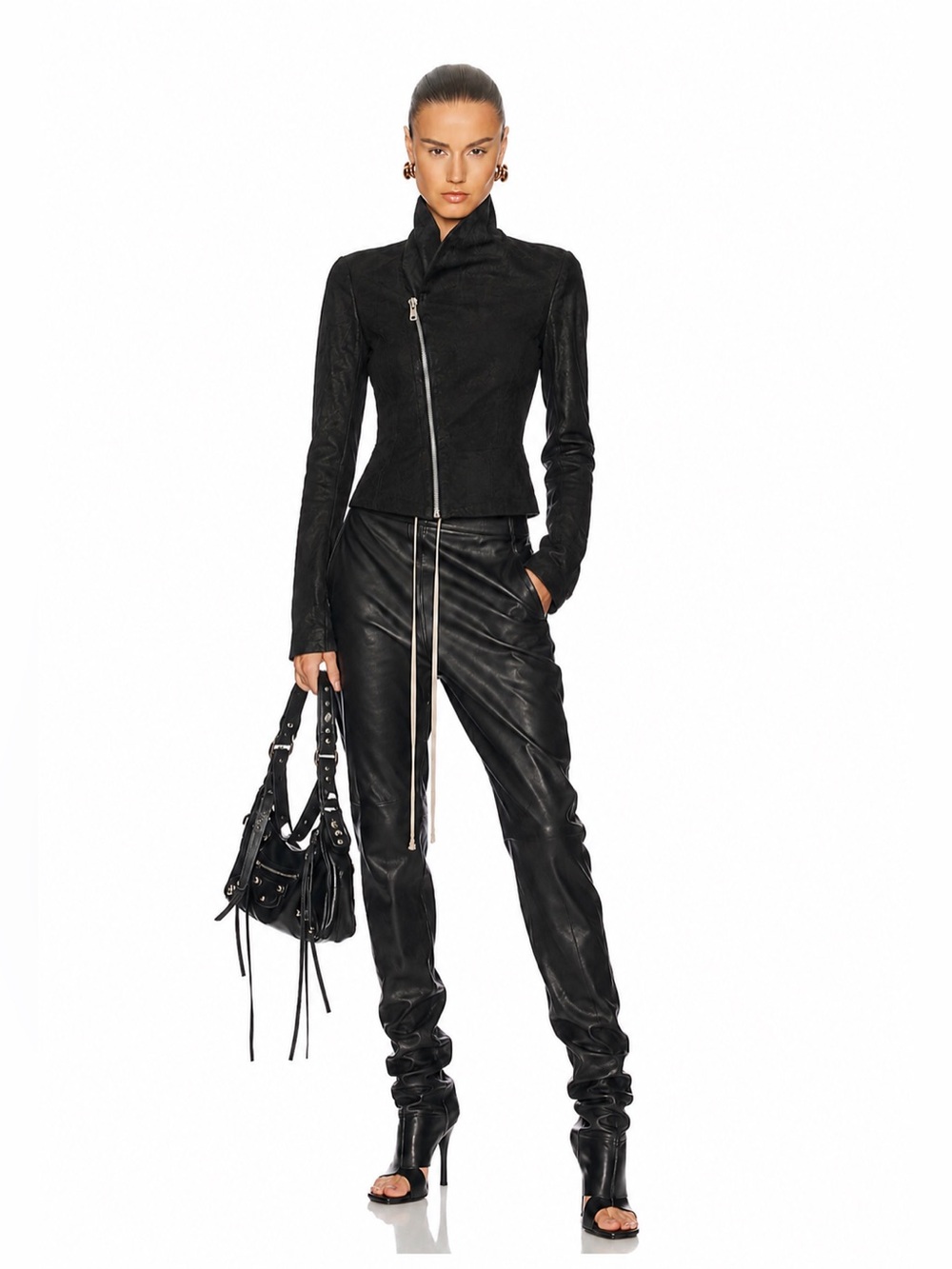 RICK OWENS Leather Jacket
